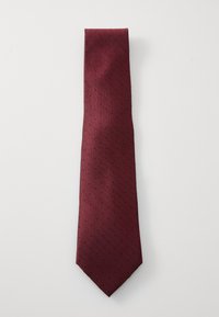 HERRINGBONE DOT TIE - Cravate - red