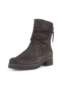 Gabor Enkellaarsjes met plateauzool - english brown