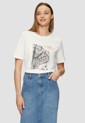 s.Oliver T-shirt imprimé - weiß