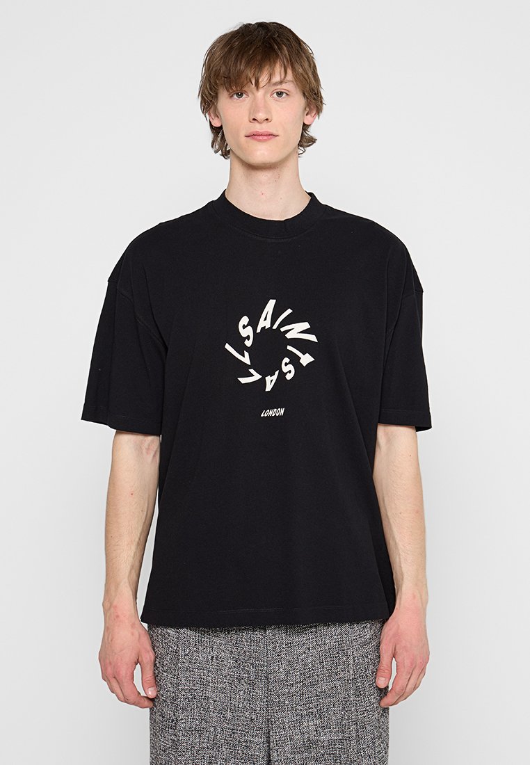 AllSaints T-shirt print zwart