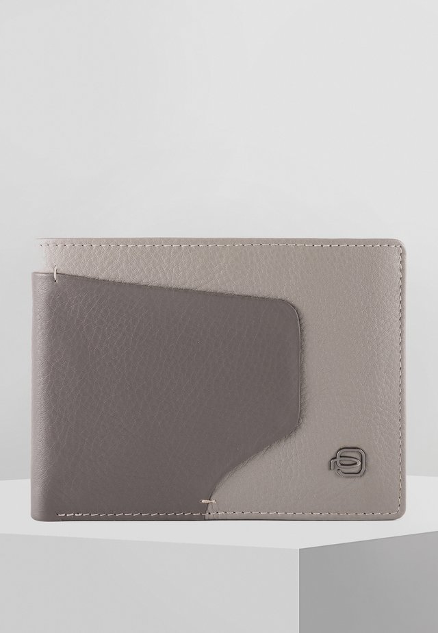 PIQUADRO AKRON GELDBÖRSE RFID LEDER 13 CM - Geldbörse - grey