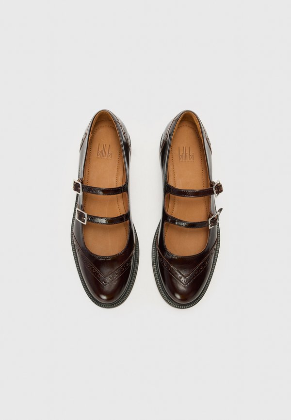 Ballet pumps - mogano naplack2