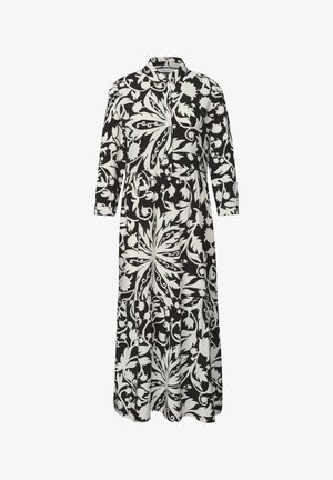 Street One Studio, MIDI-KLEID MIT VOLANTS UND FLORALEM MUSTER - Blusenkleid - black
