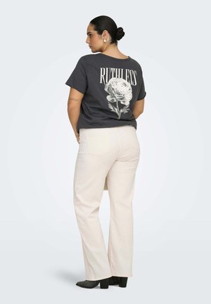 ONLY Carmakoma CARLUCA LIFE  - Print T-shirt - phantom print:lucy ruthless