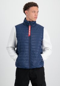 Alpha Industries - PUFFER - Strukirani kaput - ultra navy Minijatura 1