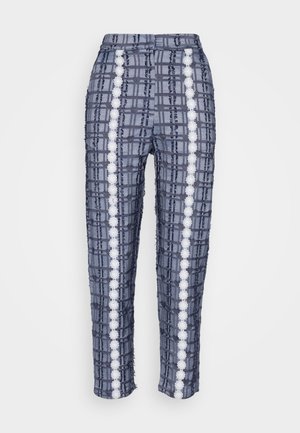 Sister Jane RODEO DAISY TRIMMED TROUSERS - Pantaloni - blue