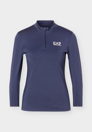 EA7 Emporio Armani, TENNIS PRO NEW TEE CARRY OVER  - Langarmshirt - total eclipse