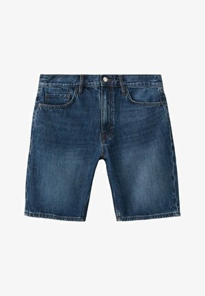 Mango, ADULT - Denimové šortky - dark blue