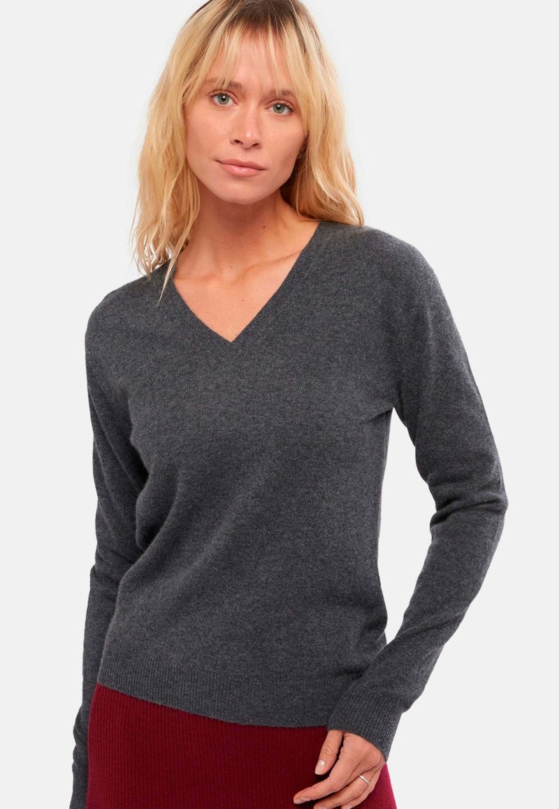 Mahogany TESSA-FIRST - Strickpullover - dark grey
