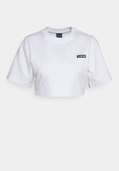 P.E Nation VOLLEY TEE - Μπλουζάκι με στάμπα - optic white