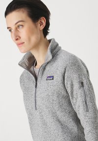 Patagonia BETTER SWEATER 1/4 ZIP - Camisola - birch white