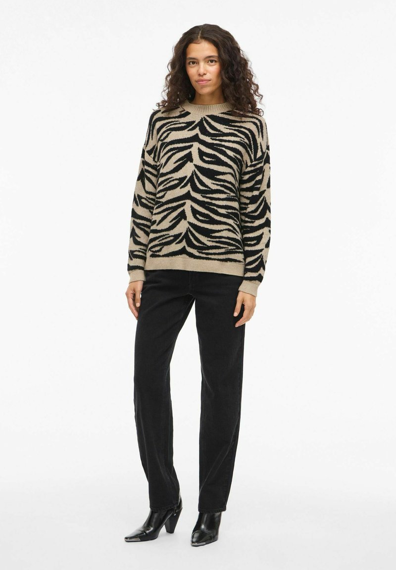 VILA Jersey de punto black beauty/negro