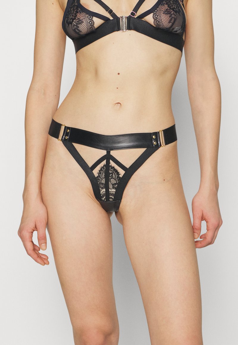 Hunkemöller Tanga - black