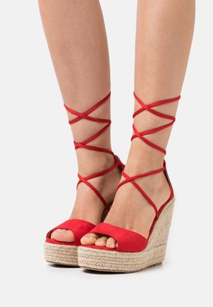 RAID Wide Fit, Sandales à talons hauts - red
