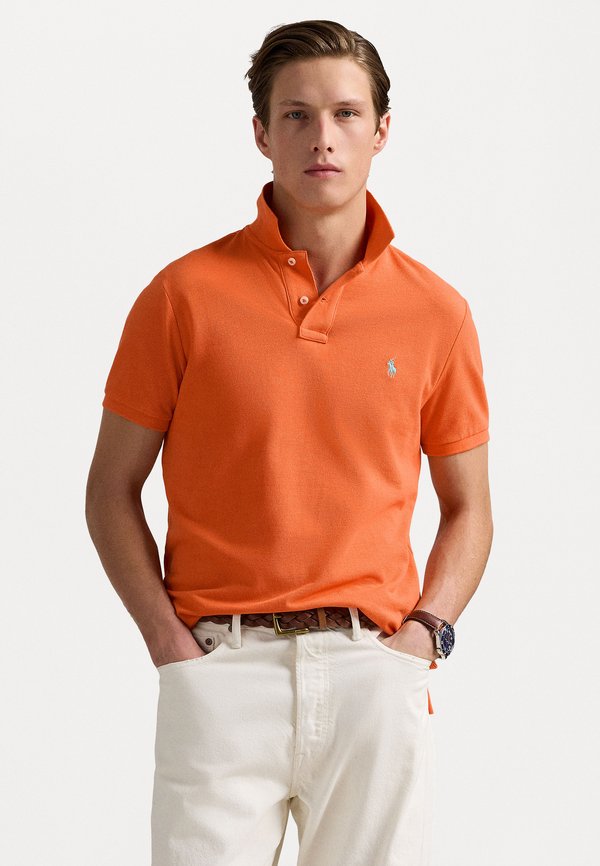 SLIM FIT MESH POLO SHIRT - Polo shirt - spring melon