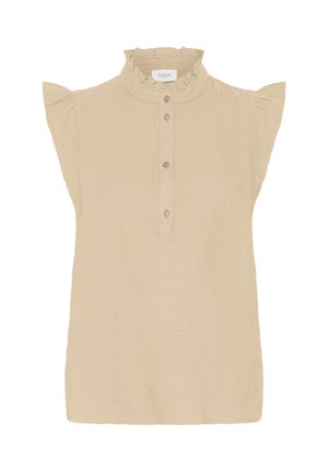 Saint Tropez, SIBILLESZ SHORT SLEEVE - Blouse - oxford tan