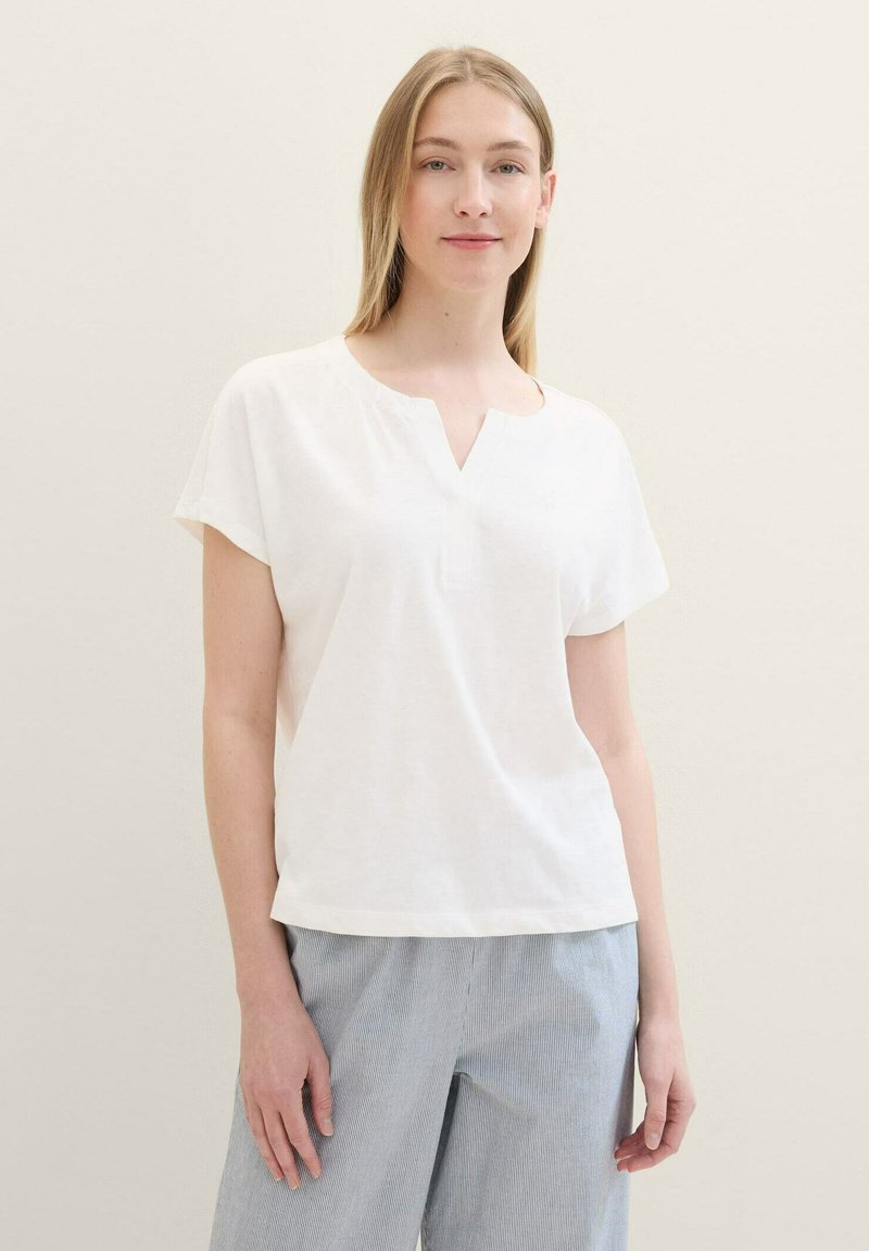 TOM TAILOR T-shirt basic - whisper white