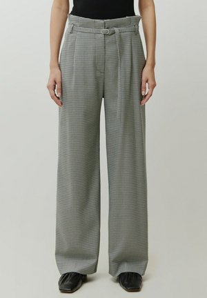 ANNELIE - Broek - blau beige schwarz