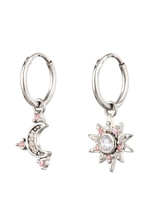 DAINTY SUN MOON - Øreringe - metal