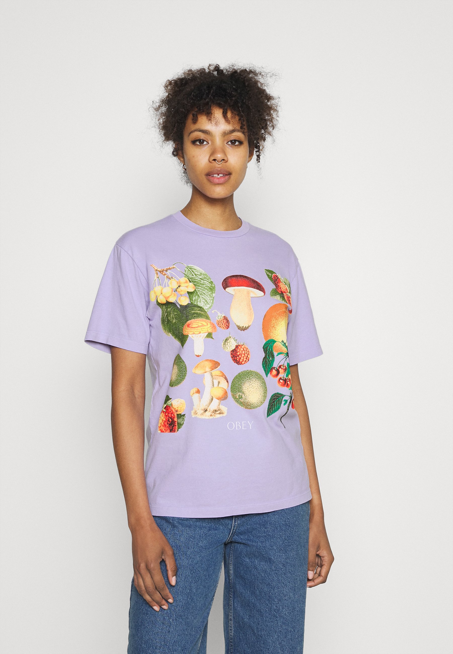 Obey Clothing MUSHROOM GARDEN - Print T 