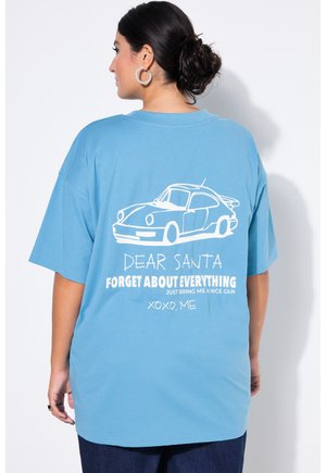 T-shirt med print - pigeon blue