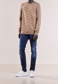 HUGO Strickpullover - camel