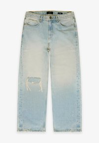 KNEE CUT - Wijde jeans - island blue