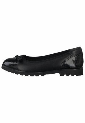 Tamaris Klassischer Ballerina - BLACK LEATHER