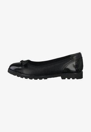 Tamaris Klassischer Ballerina - BLACK LEATHER