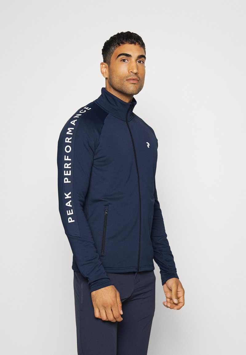 Peak Performance RIDER ZIP JACKET Zipup sweatshirt blue shadow