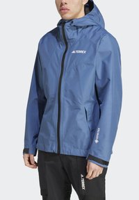 adidas Terrex XPR GORE PAC JJACKET - Giacca hard shell - blue