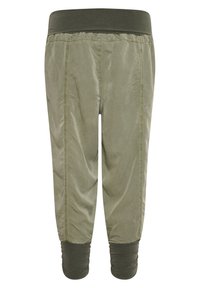 Cream Tygbyxor - green