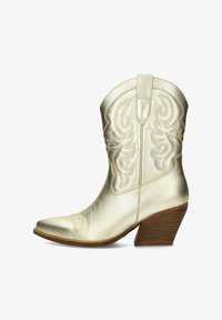 Seleccionado, gold with beige