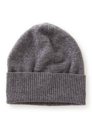 PLAIN WITH ROLL UP CUFF - Gorro - grey