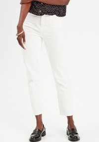 Cache Cache MOM MIT HOHER TAILLE - Jean slim - ecru