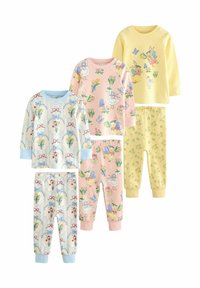 Next - REGULAR FIT - 3 PACK - Pidžamas komplekts - yellow blue Miniatūras attēls 1