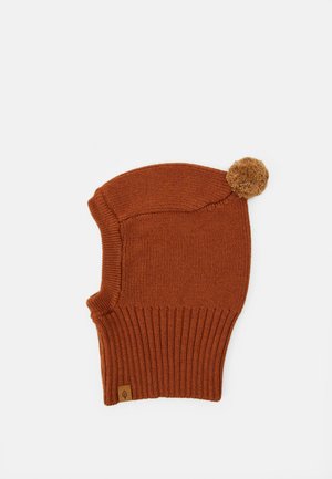 POM POM BALACLAVA UNISEX - Beanie - karamell