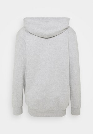 Sweater met rits - light grey melange