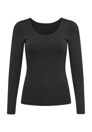 ICHI Langarmshirt - black