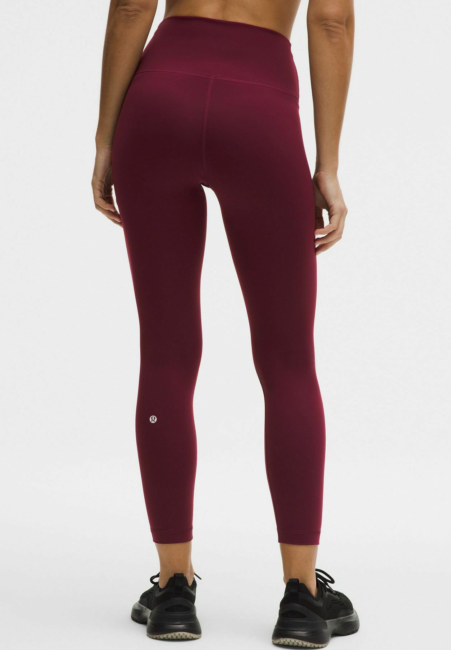 lululemon WUNDER TRAIN NO LINE HIGH-RISE 63CM - Tights - burgundy