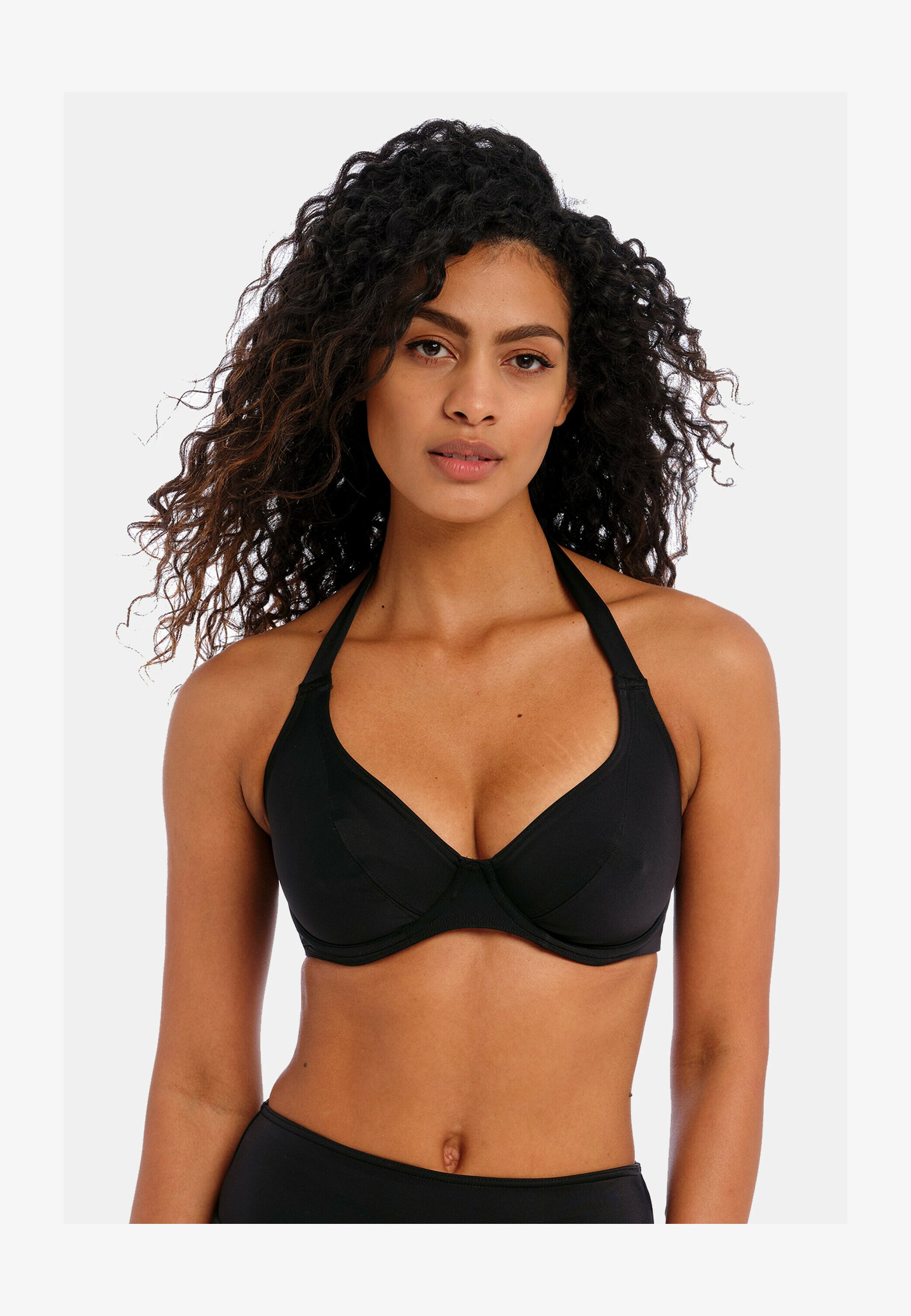Freya Offbeat Reggiseno Con Ferretto E Supporto Laterale, Altamente Coprente, Donna, Colore Giallo Pastello Con Dettagli Lavanda
