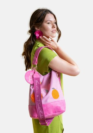 Fritzi aus Preußen, FK IZZY07 LIMITED CANVAS ORANGES - Handbag - rosa