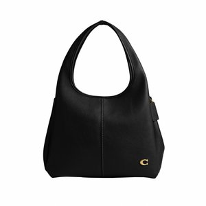 COACH POLISHED SHOULDER - Håndtasker - black