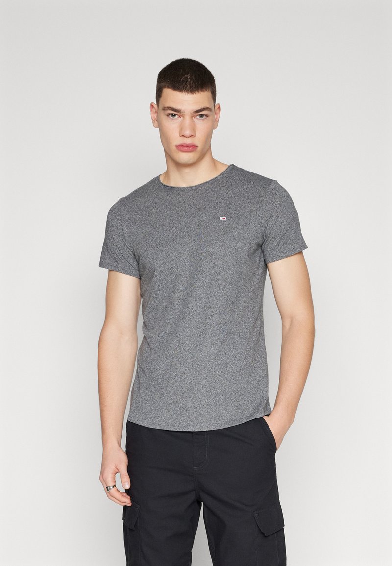 Tommy Jeans JASPE C NECK  - Basic T-shirt - new charcoal