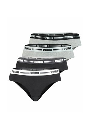 BRAZILIAN 4ER PACK ECOM SOFT  STRETCH - Briefs - schwarz   grau melange