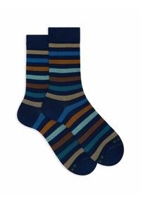 Gallo WITH EVEN STRIPES - Calze - royal