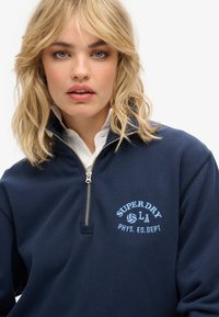 Superdry & Co HALF ZIP - Sweater - richest navy