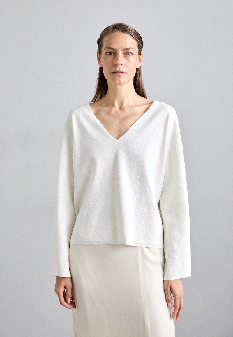 KNITID BELL SLEEVE - Maglione - white