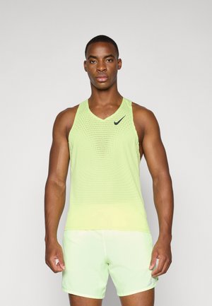 SINGLET - Topp - light lemon/twist black