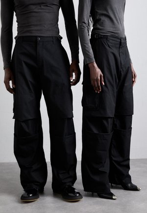 OVERTIME PANTS UNISEX - Παντελόνι cargo - black